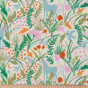 Printed Cotton AZLINE Ecru / Green